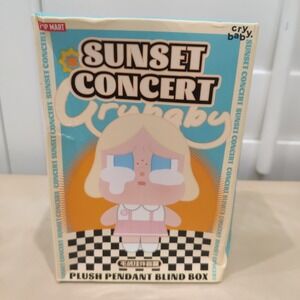 Pop Mart Crybaby Sunset Concert Series Plush Pendant Blind Box - New